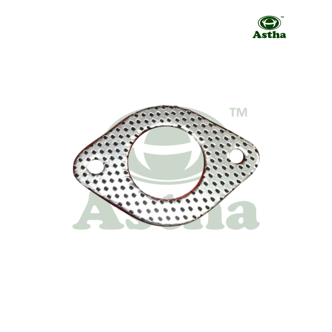 Gasket Silencer Triangular (Metal) 3W TVS King 4St